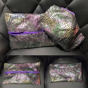 Washable hand bag with matching face mask. (New)